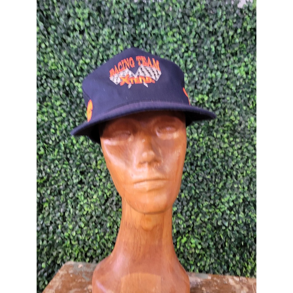 vtg 90s XTEND RACING TEAM Trucker hat // embroidered k products trucker nascar